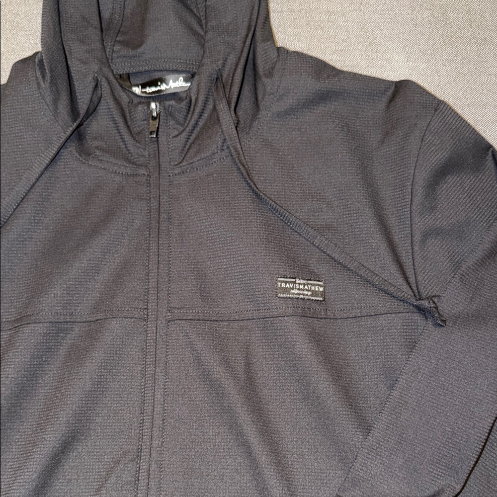 Travis Mathew Men's Dark Black Performance Jacket